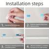 Ultra-Thin Rechargeable Magnetic LED Sensor Light Strip for Wardrobes and Cabinets