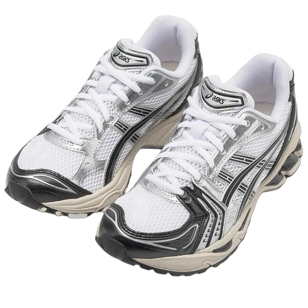 Asics Gel Kayano 14 Low Top Running Shoes Unisex White Black