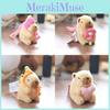 Capybara Pink Plush Keychain Toy With Watermelon Pattern Kid Doll Collectors
