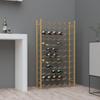 Day and Night - Day and Night Wine Rack for 72 Bottles In Gold Metal