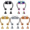 Magnetic Horseshoe Nose Rings, 316L Stainless Steel, Faux Septum Rings, Fake Piercing, Clip on, Hoop Rings, Gift for Women, Girl