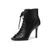 Platform Dance Heels 9.5cm Super Stable Back PU leather or Real Letaher Salsa Latin Dance Shoes For Women