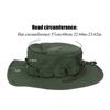 Camouflage Boonie Hut Herren Outdoor Sonnenschutz Atmungsaktiver Hut zum Wandern Jagen Angeln Winddicht Breiter Rand Fischerhut