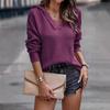 Women's  Hooded Knit Pullover Long Sleeve Sweater Coat Casual Outerwear For European American