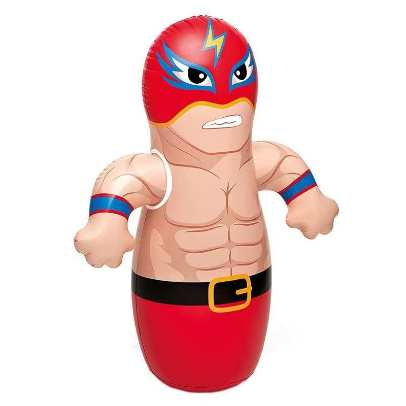Inflatable Toys for Children, Educational Inflatable Roly-poly Toys, Flash Toys, Children s Boxing PVC Toys Water injection