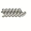 6pcs Stainless Steel Chip Clips Bag Clips Food Clips File Binder Clips For Pictures Photos Home Kitchen Office School Supplies