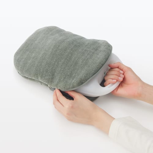 MUJI Chenille Hot Water Bottle Cover Medium/Green Approx. 29 X 23 Cm 84385704