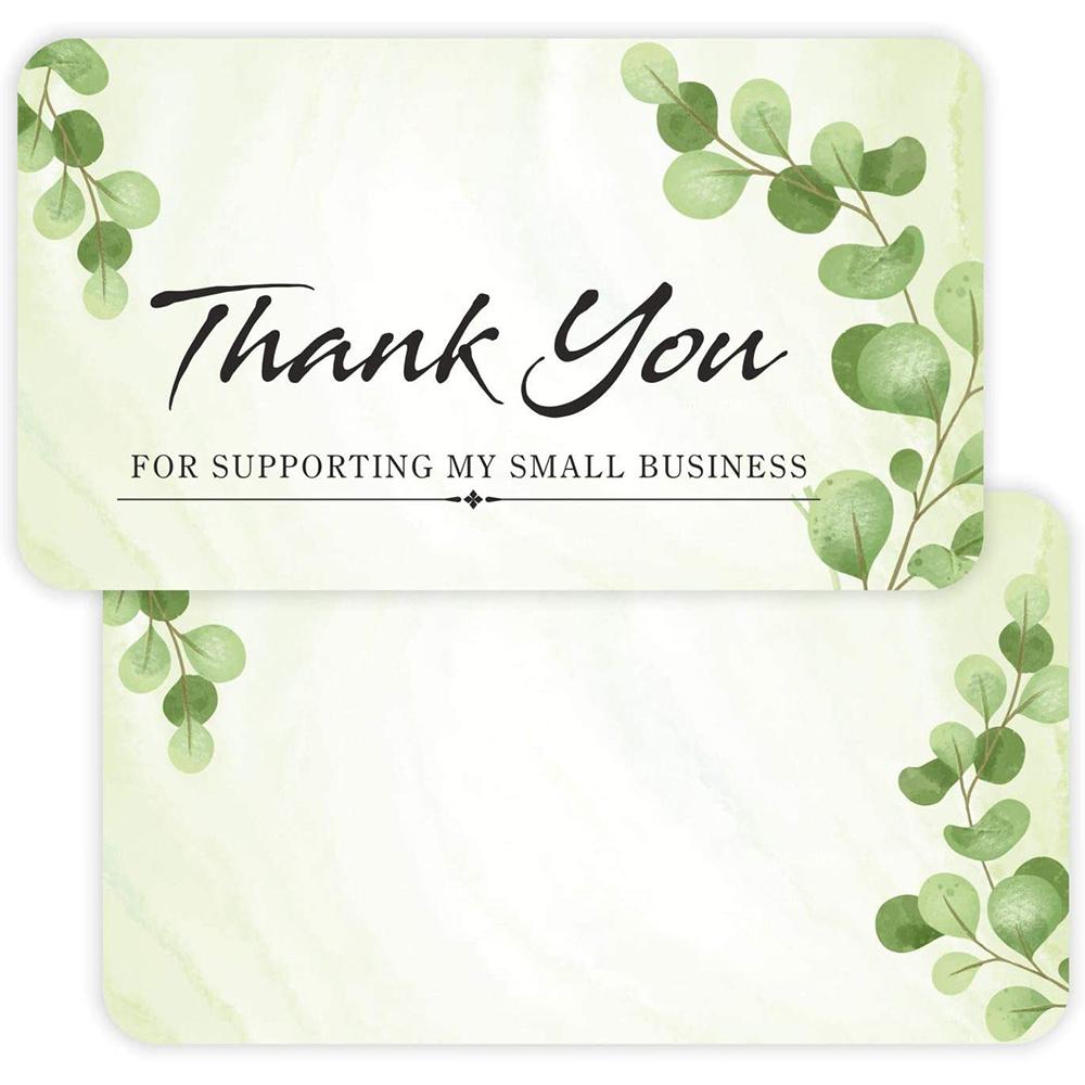 10-30pcs Thank You For Your Order Card Custom Write Your Business Card Small Business Gift Decoration Label Goods Follow Card