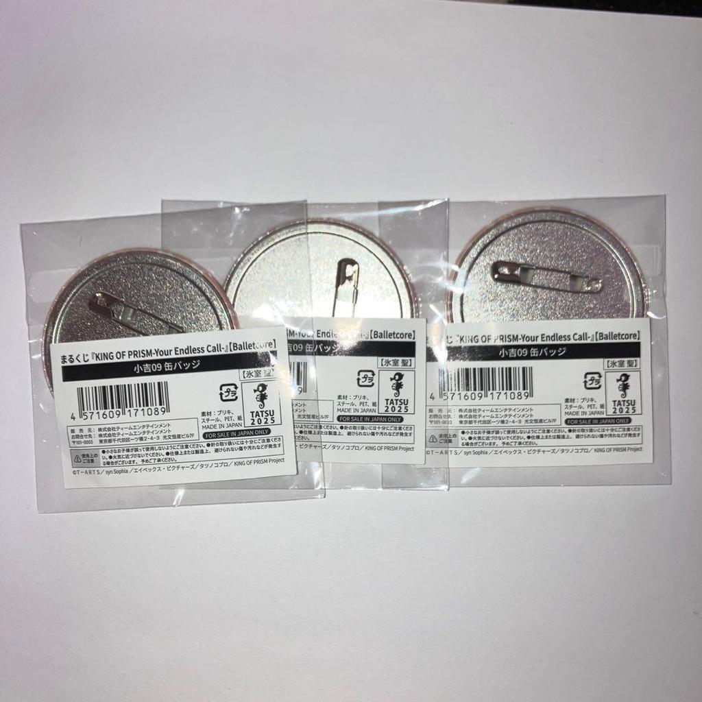 [USED] Himuro Sei Marukuji Ballet Core Can Badge Bonus Bromide King & Prince KinTour