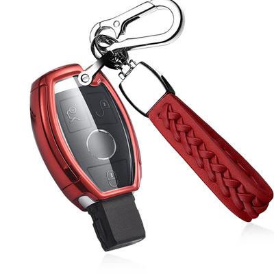 SANRILY Schlüsselhülle, Schlüsselanhänger, Schlüsselschutz, Geeignet für Mercedes-Benz A/B /