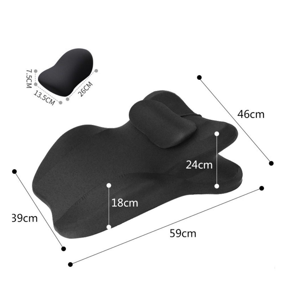 Back Support Relax Cush Pillow Adjustable Butt Cushion for Couple  for Rest, Massage, Reading