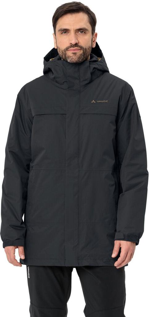 Куртка VAUDE Мужская куртка Escape Padded Parka черная/оливковая
