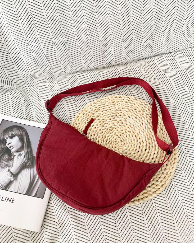 U-Style 2025 Women's Trendy Nylon Dumpling Crossbody Bag - Lightweight, Versatile, Small Shoulder Bag