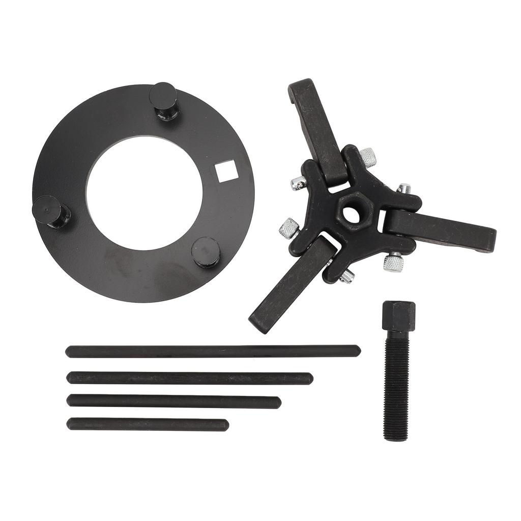 Harmonic Balancer Puller Set Carbon Steel Adjustable 3 Jaw Damper Pulley Puller Replacement for