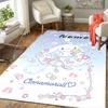 Custom 1Pc Melody Kuromi Flowers Rug Office Carpet Indoor Outdoor Entrance Doormat Nonslip Soft And Comfortable Living Room D2915287