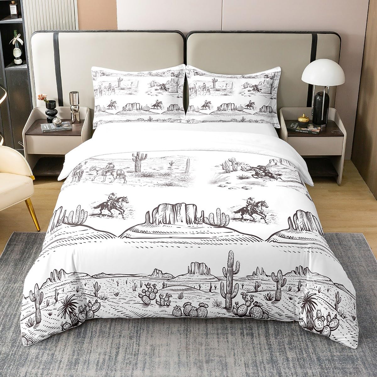 

Adventure Duvet Covers Lightweight Quilt Cover with 2 Pillowcases Mountain Ocean Adventure Inspiration Bedding Set No Comforter (135x200cm)