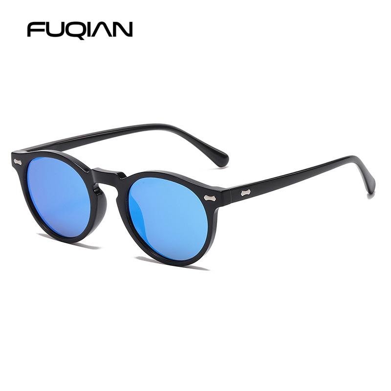 Ochelari de Soare Rotunzi Retro Bărbați Femei Modă Mici Polarizați Ochelari de Soare Pentru Masculin Feminin Literary Vintage Ochelari de Condus