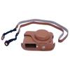 For Leica X1/X2/XE Camera Case Premium PU Leather Protective Cover with Shoulder Strap