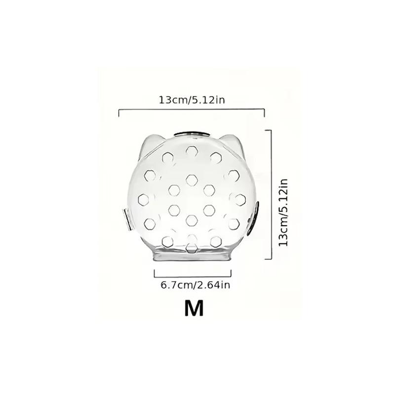 

Pet Grooming Anti-Bite Anti-Licking Space Hood Cat Bite Proof Head Cover Breathable Helmet Transparent Muzzle for Nail Trimming