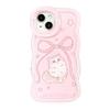 Bow cat is suitable for Apple 11 cute mobile phone case iphone11promax double bracket 11 new women's 11.