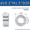 M8M10 Aluminum Alloy Thickened Round Hollow Spacer Sleeve