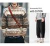 Men's Retro Fair Isle Jacquard Christmas Sweater - High-End Vintage Winter Knit