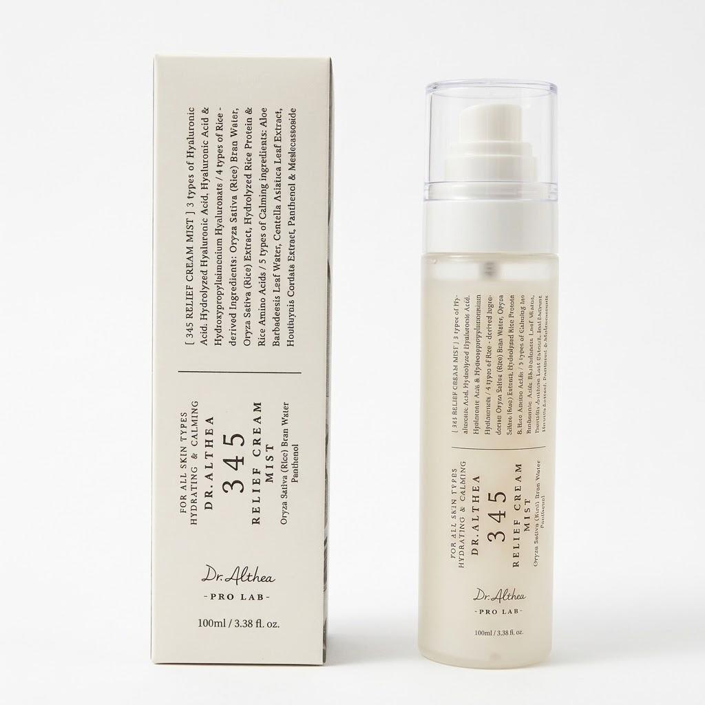 Dott. Althea 345 Crema Nebulizzante Lenitiva – Formula con 3 Acidi Ialuronici e Riso Lenitivo