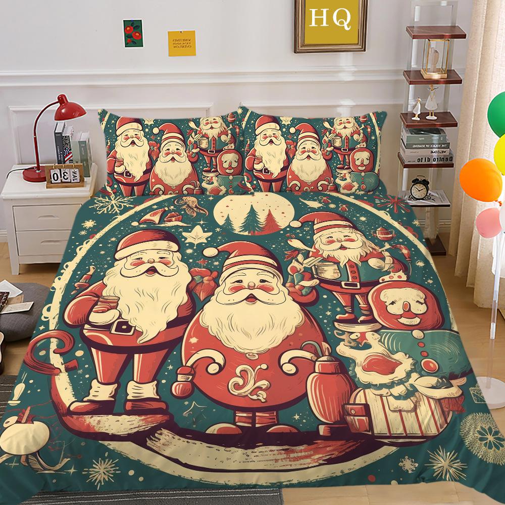 

Наволочка из полиэстера с 3D-печатью, пододеяльник, набор из двух или трех предметов EU Single 135*200