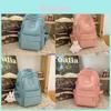 Girl College Backpack Nylon Large Capacity With Multicompartment For School Use