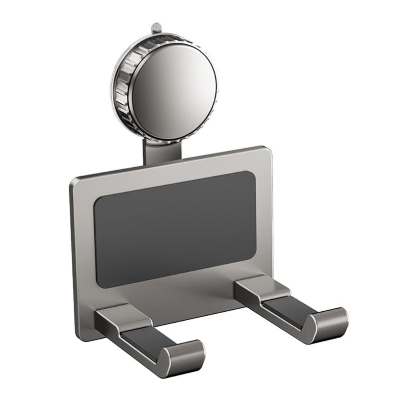 Blow Dryer Stand Space Saving Bathroom Storage Solution with Strong Suction Power not Drill Hair Dryer Rack for Toliet