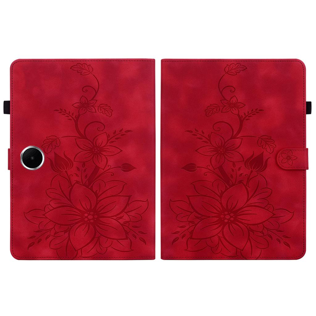 Adjustable Stand Emboss PU Leather Case for OPPO Pad SE 2025 11.0 Inch Model OPD2417 With Card Slots Cover Shockproof