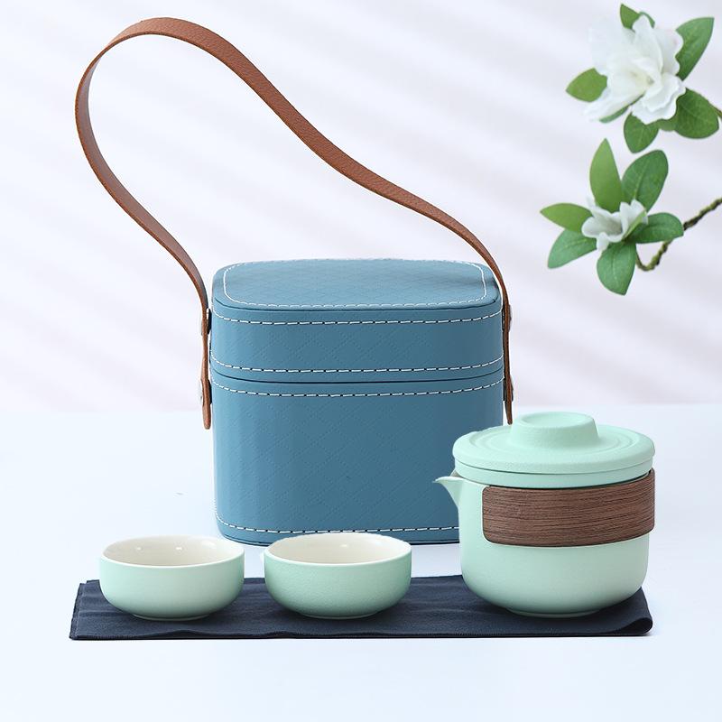 Portable Travel Tea Set Company Opening Events Business Gifts Anniversary Souvenirs Kuaike Cup Teapot Gift Box