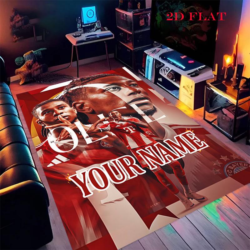 Custom Fc Bayern Munich Carpet Rug for Living Room Bedroom Home Sofa Decoration,Kids play Nonslip Floor Mat