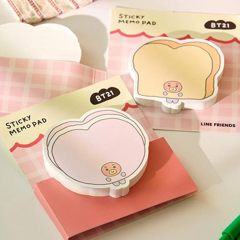 

BT21 Липкий блокнот для заметок «Детская выпечка» (8 вариантов) Tata