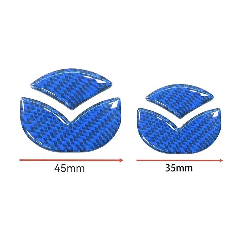 Epoxy Sticker Car Steering Wheel Emblem Modified Decal for Mazda Axela CX3 CX4 CX5 RX7 Atenza MX3 MX5 CX9 CX7 RX8 SKYACTIV