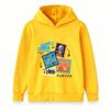 Kids Dinosaur Fossil Stampa Print Hoodie Boys Girls Casual Jurassic Wild Free Dino Roar Pullover Sweatshirt for Children