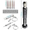 Precision Aluminum 5-in-1 Screwdriver Set for Watch Repair