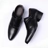 Genuine Leather Men's Shoes Business Men Dress Shoes Incressed 6cm Slip On Pointed Toe Man Oxfords Classic Formal Shoes for Men