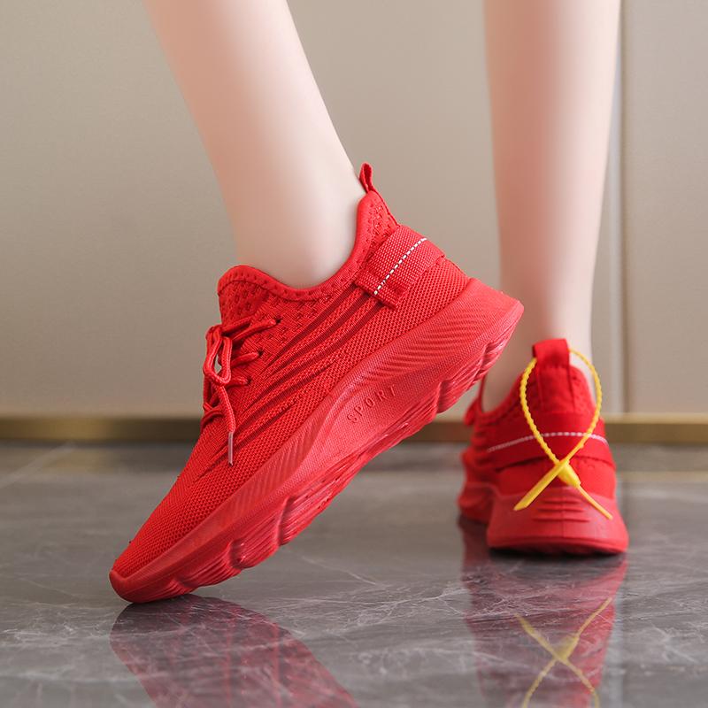 Mode Sommer Beliebt Allround Lässig Hohl Atmungsaktiv Damen Fliegenstrickschuhe Damen Hochwertige Sportschuhe Schuhe