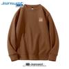 Jeanswest Men's Heavyweight Waffle Knit Crewneck Sweatshirt