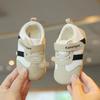 Soft Sole Non-Slip Baby Walking Shoes for Boys and Girls, Color Block with Magic Tape - Infant & Toddler Spring/Autumn Footwear