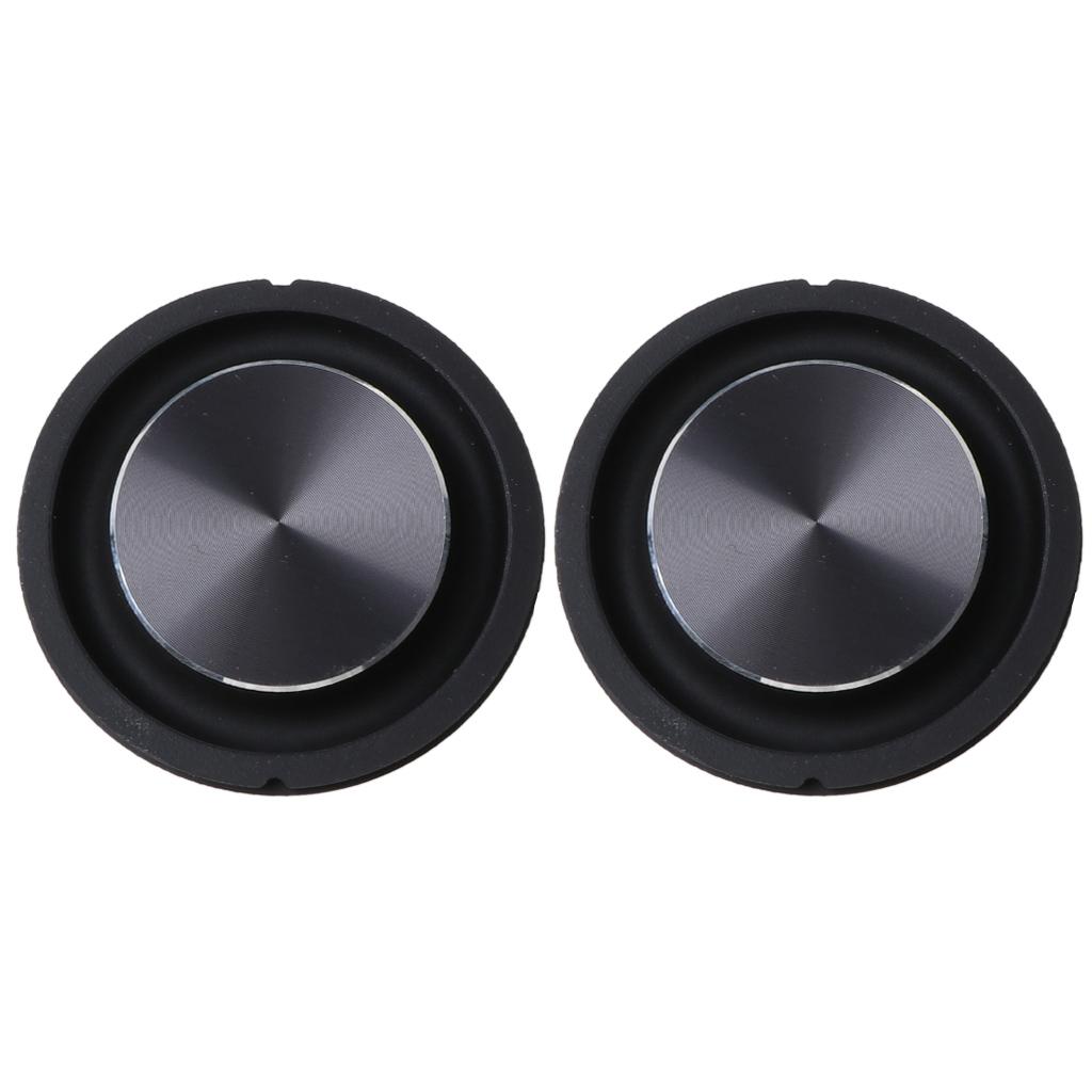 2PCS Speaker Diaphragm Bass Radiators Subwoofer Accessories for DIY Home Theater Speaker Passive Radiator Replacement