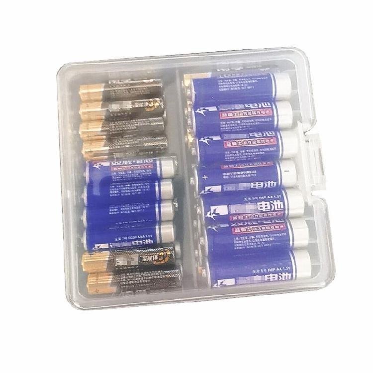 Transparent Battery Organizers Box Hard Plastic Battery Storage Case Holder Organizers for Safe and Secure Storage