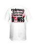 New World Graphics Collegiate UGA Football Saturdays Adult Short Sleeve T-Shirt