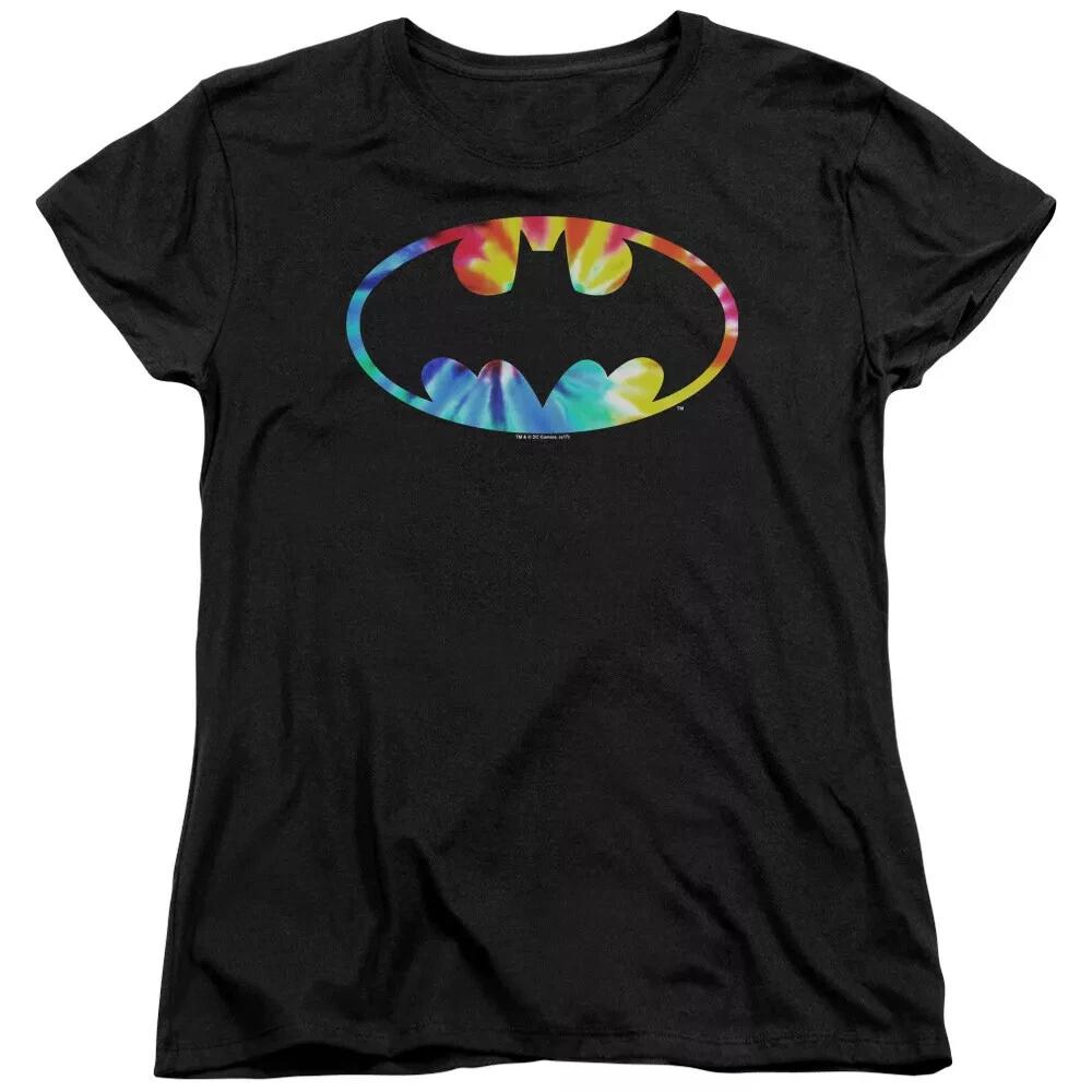 Batman  Tie Dye Logo  Women s T-Shirt 2XL