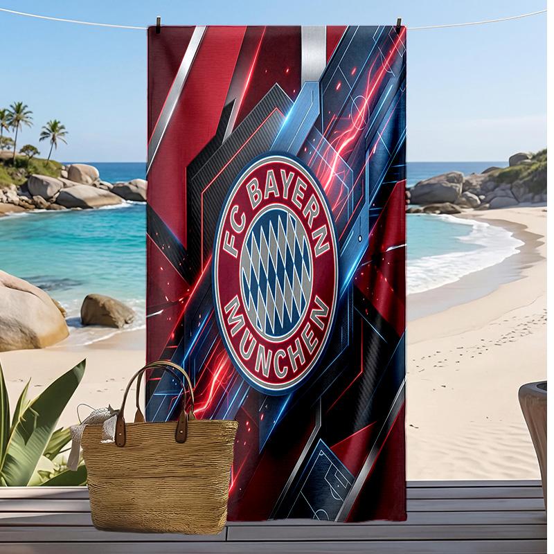 Bayern Munich Printed Beach Towel Quick Dry Soft TowelPortable Large Rectangular Beach Blanket for Travel Swimming Pool