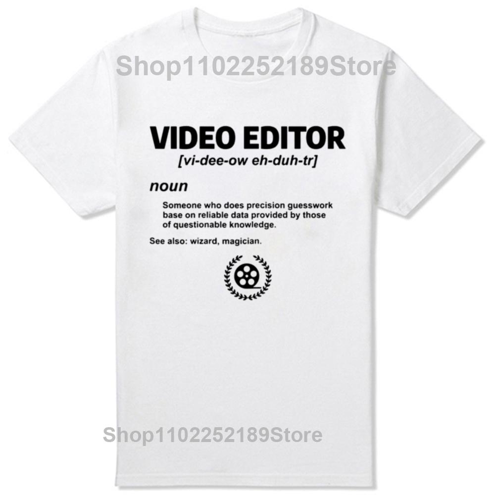 Graphic Cotton Streetwear Short Sleeve Vintage Movie Director Gifts Tshirt Camera Vintage Film Making Filmmaker T Shirt Summer