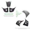 Carbon Fiber Texture Steering Wheel Sticker for Tesla Model 3/Y - Interior Accessory