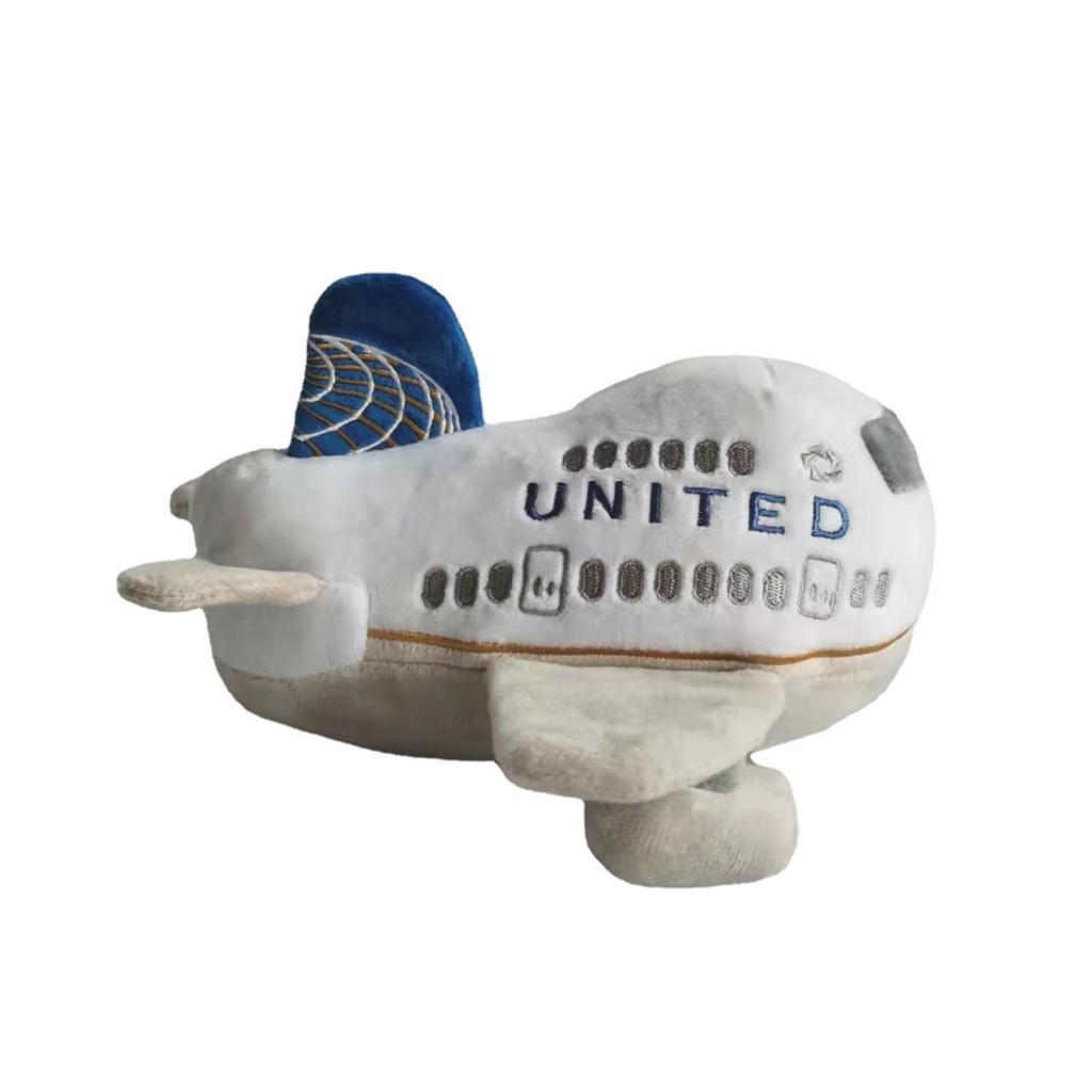 China United Airlines Co Plush Airliner Doll Advertisement Mascot Holiday Gift