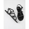 Sommer Nieten Flach Große Größe Damen S Freizeit Sandalen